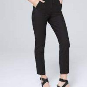 White House Black Market Straight Crop Pant